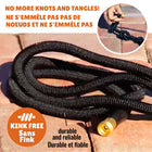 Xhose - Tuyau d'arrosage extensible Pro 100'-Résistant aux intempéries: conçu pour affronter chaleur, tempêtes et froid intense pour des performances fiables en extérieur