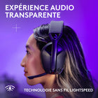 Logitech - G321 LIGHTSPEED, casque gaming Bluetooth sans fil - Noir-Compatibilité Bluetooth: prêt à l’emploi pour un accès rapide au chat Discord, aux jeux mobiles, à la musique et plus encore, il est parfait pour le gaming en Bluetooth en déplacement	