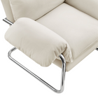 Modway - Ansel Performance Velvet Chaise d’accent - Albâtre-8