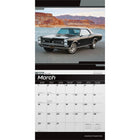 Plato - 2026 Muscle Car Américains Officiel Calendrier mural Suspendu Mensuel - 30,5 cm l x 61 cm H - Anglais-À Utiliser Tout de Suite - Calendrier de 16 mois, 12 pages de mois pleines et comprenant en prime les quatre derniers mois de l'année précédente avec une image supplémentaire