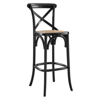Modway - Gear Tabouret de bar - Noir-Tabouret de bar de ferme moderne