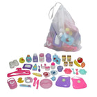 JC Toys - pour garder! Sac d'accessoires de luxe Essentials pour poupée bébé-45 accessoires de poupée pour nourrir et baigner votre poupée de bébé