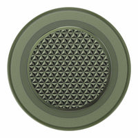 PopSockets - PopGrip pour MagSafe rond avec anneau adaptateur Triangle Knurled Olive-Une poignée universelle pour tous : Améliorez votre Android, Samsung, Google Pixel, Kindle ou ancien iPhone grâce à l'anneau adaptateur magnétique inclus.