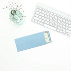 JAM Paper Enveloppe à ouverture au sommet avec fermeture gommée, 4 1/8 x 9 1/2 po, bleu poudre, 100/pqt-Fermeture : Gomme