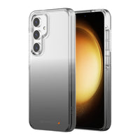 AXS - Crystal Shield Étui D3O pour Samsung Galaxy S24 - Fumé Dégradé Gradient-Testé pour des chutes de 8 pieds, soutenu par la technologie D3O