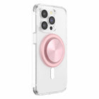 PopSockets - PopGrip pour MagSafe rond avec anneau adaptateur Pinky-Retirez facilement le dessus pour recharger votre téléphone sans fil.