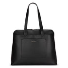 Nextech - Fourre-tout d'affaires pour femmes avec compartiment pour ordinateur portable de 15,6 pouces - Noir-Rangement pratique à l'avant avec une pochette fendue et une grande pochette à fermeture magnétique