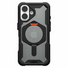 UAG - Coque Plasma XTE robuste avec MagSafe pour iPhone 16 - Noire/Orange-Support intégré