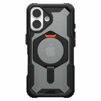 UAG - Coque Plasma XTE robuste avec MagSafe pour iPhone 16 - Noire/Orange-Support intégré