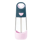 b.box - Bouteille Tritan - 450ml - Rose Indigo-Forme triangulaire unique, facile à saisir pour les enfants