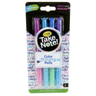 Crayola - Prenez note ! Stylos à double extrémité qui changent de couleur, 4 par paquet, 3 paquets, 12 marqueurs au total-COULEURS LAVABLES : Ces encres Crayola se lavent sur la peau et les vêtements.