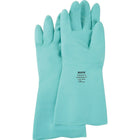 Mapa Professional - Gants À Prise À Motif En Z Stansolv Taille Grand/9, 18po Lo, Nitrile, 22 Mils, paquet de 4-Style de poignet Droit