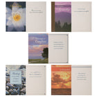 Jam Paper - Cartes de sympathie, Assortiment Sincères condoléances, Paquet de 10-Les cartes sont fabriquées à partir de papier cartonné lisse de 65 lb et sont conçues pour contenir de l'argent liquide, des chèques et des cartes-cadeaux