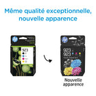 HP - 923 Cartouche d’encre - rendement standard - noir, cyan, magenta et jaune - paquet de 4-Jusqu’à deux fois plus d’impressions avec l’encre HP d’origine par rapport à l’encre d’autres marques que HP