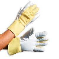 IMPACTO® BG790-40 Petit Paire Gant Air Glove® Antivibrations Anti-coupures avec cuir, doigts complets, Air paume/doigts/pouce-1