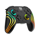 Turtle Beach - Manette de gaming RGB sans fil Afterglow Wave pour Nintendo Switch 2 - Noir-Huit zones RGB avec quatre modes prédéfinis pour des combinaisons d'éclairage dynamiques 