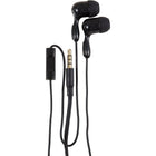 Staples - Écouteurs intra-auriculaires avec microphone, noir-Microphone avec touche Play / Pause