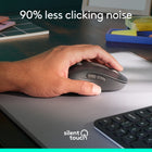 Logitech Signature M650L Left Souris Sans Fil - Graphite-Connectez Comme Voulez: Connectez cette souris d'ordinateur sans fil en un instant via le Bluetooth Low Energy ou le récepteur USB Logi Bolt