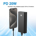 MyBat - Batterie externe Pro 10 000 mAh 20 W - Noir-Recharge votre appareil jusqu’à 50 pour cent en 30 minutes