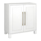 Hudson&Canal - Meuble d'appoint Chabot de 71 cm de largeur - Blanc-Design contemporain moderne pour votre bureau à domicile, votre chambre ou vos espaces de vie