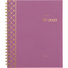 Cambridge - Agenda hebdomadaire/mensuel WorkStyle Balance 2025 - 11 po H x 8 1/2 po l - Violet Rouge - Bilingue-12 mois : janvier 2025 à décembre 2025