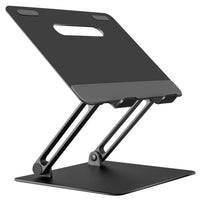 ShoppingAll - Support réglable pour ordinateur portable - Noir-Fabriqué en alliage d'aluminium de première qualité
