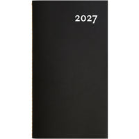 W. Maxwell - Agenda 2027 Mini - 3,5 x 6,25 po - Noir-Janvier à décembre 2027