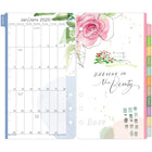 Day-Timer - Recharge datee Kathy Davis 2025 2 pages/semaine portable - 6 3/4 po H x 3 3/4 po l - bilingue-Oeuvre coloree avec des citations inspirantes pour la motivation de rester organise toute l'annee