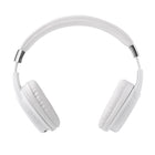 Basic Tech Écouteurs pliables sur l'oreille sans fil - Blanc-Portée du signal de 32 pi