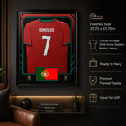 Frameworth - Coupe du Monde FIFA 2026 Officielle Portugal Cristiano Ronaldo Cadre Réplique de Maillot - 25,75 po x 33,75 po-7
