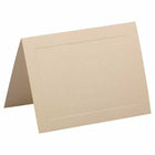 JAM Paper - Strathmore - Cartes pliantes - 80 lb - Format A7 - 5,25 po x 7,25 po - Panneau vélin ivoire - paquet de 25-Couleur : ivoire tissé.