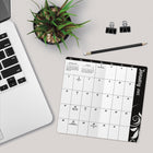 DateWorks - Planificateur de poche mensuel Élégance 2025-2026 - 3,5 po x 6,5 po - Anglais-Taille de 6,5 po x 3,5 po, parfaite pour la planification en déplacement