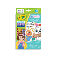 Crayola - Colouriage et autocollants - ensemble des émotions Ms. Rachel, Crayola-Comprend 16 pages à Colourier Ms. Rachel, 5 crayons de cire Crayola et 5 feuilles d'autocollants Ms. Rachel pour créer de manière interactive