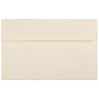 JAM Paper - Enveloppes d'invitation Strathmore A10 - 6 po x 9,5 po - vélin ivoire - 50/paquet (900849930I)-Enveloppe en papier Strathmore vélin ivoire