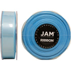 JAM Paper - Ruban de satin double face - 7/8" l x 25 m - Bleu bébé-Taille : 0,875 po x 25 mètres