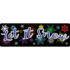 Ashley Productions - The Original Fun Mat - Mat Runner - 15 -5" x 47" - Laissez tomber la neige-Mesures et design : Le tapis de course Let it Snow Mat mesure 15,5 po x 47 po.