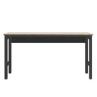 Manhattan Comfort - Table de garage moderne Fortress 72,4" - Gris charbon-Tableau des tâches parfaites pour la buanderie et le garage