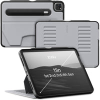 Zugu - Étui pour iPad Pro 11 po 2020/2021/2022 - Édition Limitée - Gris Arctique-Étui folio magnétique