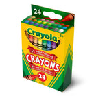 Crayons de cire Crayola, boîte de 24-Ces crayons sont conçus pour une application fluide sur le papier, pour un coloriage facile et un résultat uniforme. Découvrez le plaisir de colorier avec des teintes riches et vives