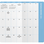 DateWorks - Planificateur de poche mensuel des Plages 2025-2026 - 3,5 po x 6,5 po - Bilingue-Matériau de couverture durable DOUX AU TOUCHER avec coins arrondis