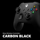 Microsoft - Contrôleur sans fil Xbox Series X - Noir Carbone-Restez sur la cible grâce à l'adherence texturee des gâchettes, des pare-chocs et de l'etui arriere