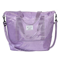 Nicci - Sac extensible Travel Weekender Duffel - Violet clair-Trois poches avant