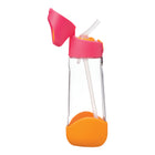 b.box - Bouteille Tritan - 600ml - Milkshake à la Fraise-Bouteille en Tritan légère et résistante avec couvercle à clapet.