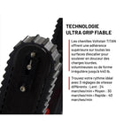Voltstair - Titan Diable Électrique Monte-Escaliers - Capacité 440 Lb - Noir/Bleu-Freinage électronique et contrôle de la vitesse pour une utilisation sécuritaire et fluide