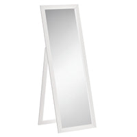 HOMCOM - Miroir pleine longueur - 20,1 po l x 57,9 po H - blanc-Miroir pleine longueur pour refléter l'ensemble de votre tenue 