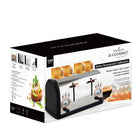 JS Gourmet - Grille-pain 4 tranches - Acier inoxydable-Corps en acier inoxydable