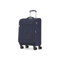 Bugatti - Collection Amsterdam Valise souple de cabine 21.50 po - Marine-Fabriqué à partir d'un nouveau matériau TPU résistant*, offrant une résistance à l'eau pour un voyage sans souci dans toutes les conditions