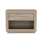 Manhattan Comfort - Table de nuit contemporaine Soren 32" à 1 tiroir - Chêne naturel-Conçu avec un stratifié à grain de bois de haute qualité, offrant l'apparence du bois naturel avec une durabilité accrue