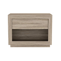 Manhattan Comfort - Table de nuit contemporaine Soren 32" à 1 tiroir - Chêne naturel-Conçu avec un stratifié à grain de bois de haute qualité, offrant l'apparence du bois naturel avec une durabilité accrue