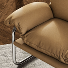 Modway - Ansel Cuir végane Chaise d’accent - Grillé-Conception en porte-à-faux